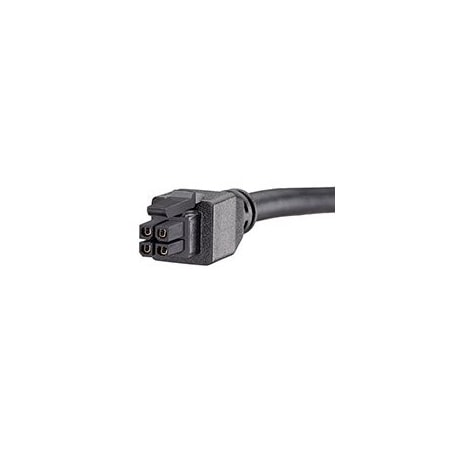 Molex Microfit 4 Circuit Black, 300V AC, 5.6A 245132-0410